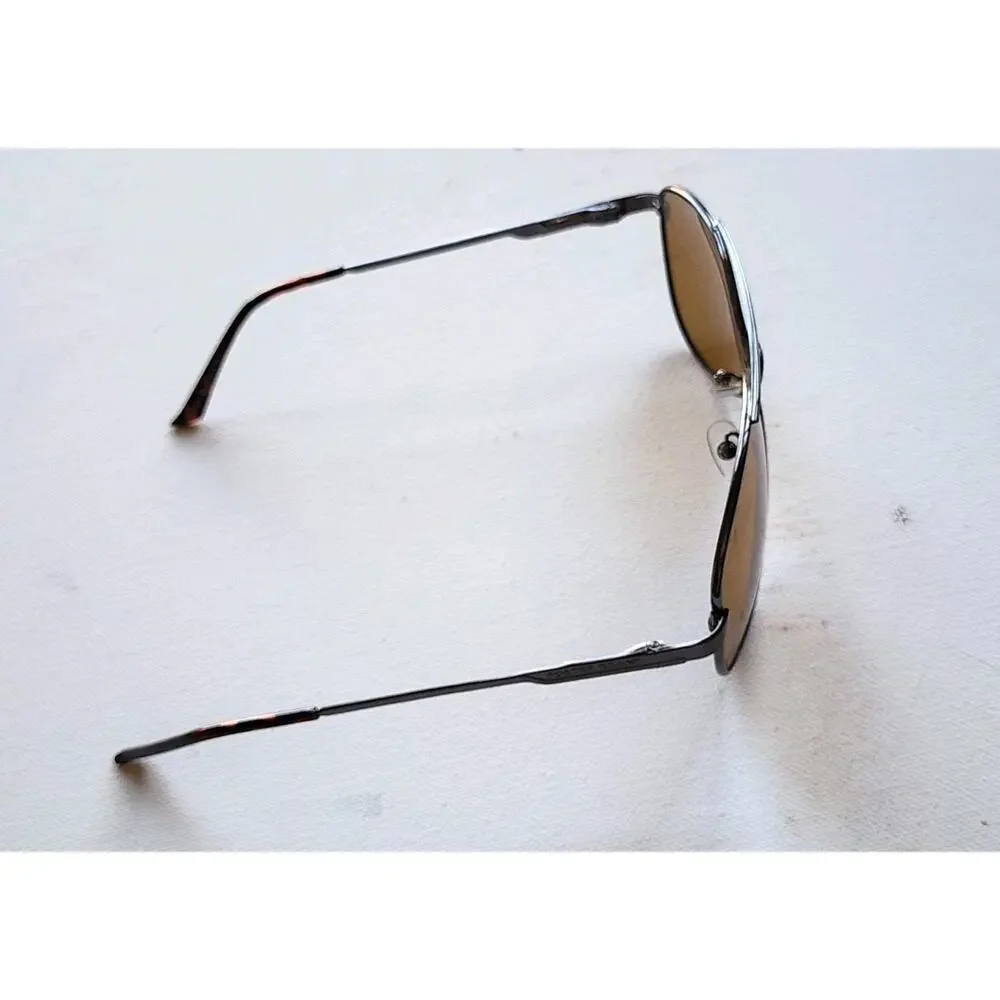 Foster Grant SUNGLASSES Driving Aviator Style Polarized High Definition ROY Case